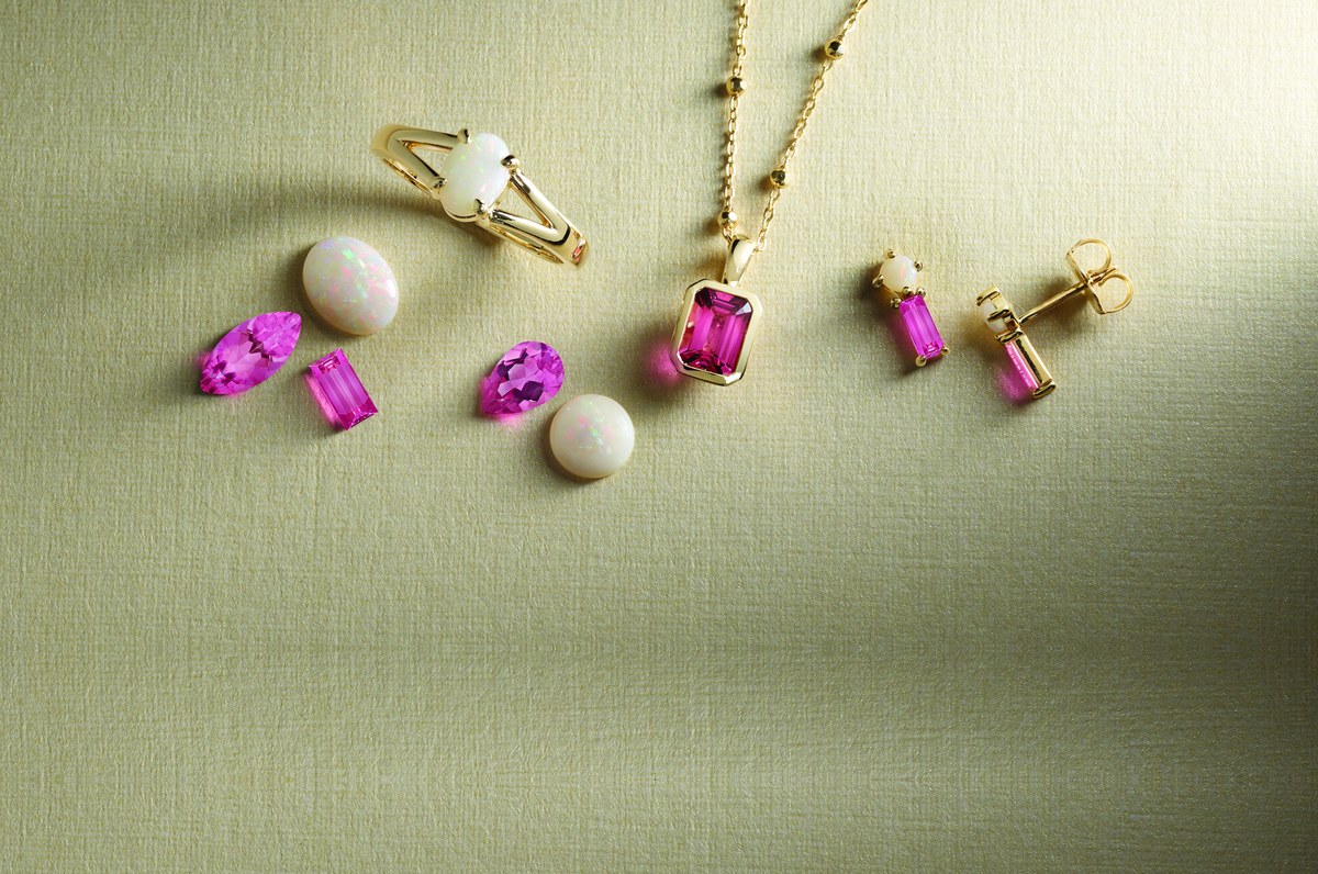 Opal & Pink Tourmaline: October's Two Birthstones
