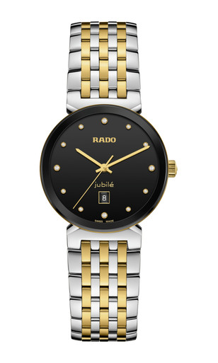 RADO FLORENCE ブラック ゴールド ペア腕時計 R48913743%2520%25281%