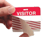 T2014 2x3" Brady Visitor Badge (Clip-on) Expiring
