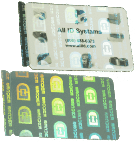 Brady HV-80P Holographic Adhesive Full-Card Overlays - 500pkg HV-80P