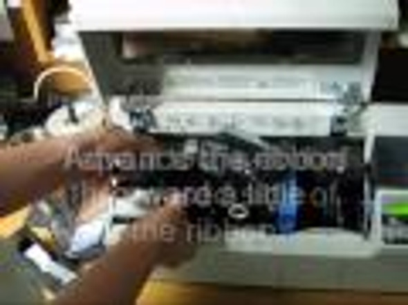 How to Fix the Ribbon on Most ID Cards Printers You Tube Video 9