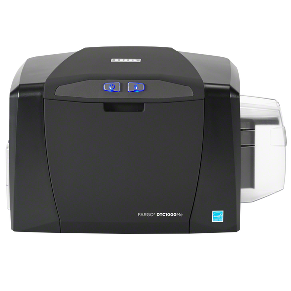 FARGO DTC1000Me MONOCHROME ID CARD PRINTER WITH ETHERNET AND ISO MAG ENCODER