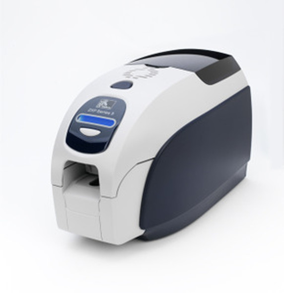 Zebra ZXP Series 3 Single-Sided Card Printer, USB, US Power Cord,  Magnetic Encoder, Enclosure Lock, Ethernet Connectivity