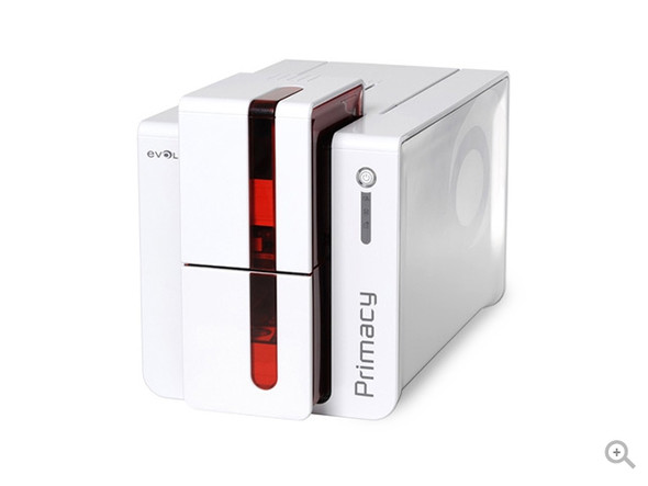 Evolis PM1H0VVCRS Primacy Simplex Expert Smart & Contactless Fire Red Printer with HID veriCLASS Dual Smart Card and Contactless Encoder, USB & Ethernet PM1H0VVCRS