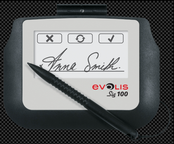 Evolis ST-BE105-2-UEVL-MB1 Bundle Sig100 + signoSign/2includes 1xSig100 + 1 CD-ROM with signoSign/2 and 1 license for unlimited use on 1 workstation ST-BE105-2-UEVL-MB1
