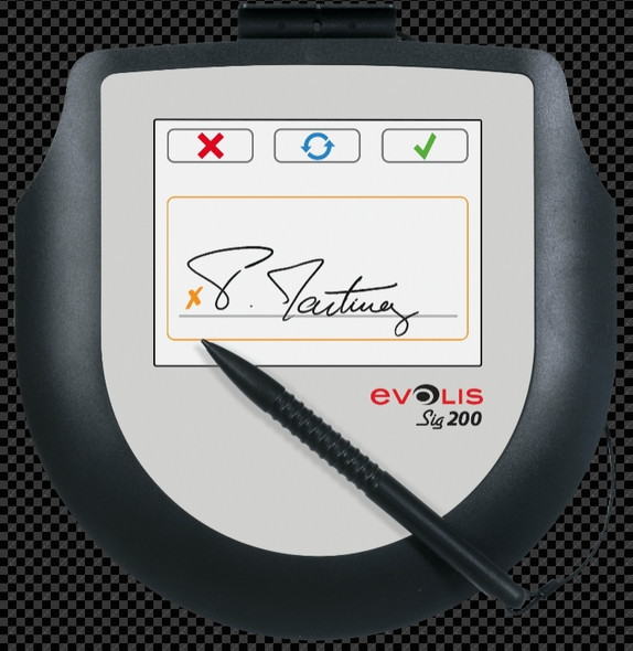 Evolis ST-CE1075-2-UEVL-MB1 Bundle Sig200 + signoSign/2includes 1xSig200 + 1 CD-ROM with SignoSign/2 and 1 license for unlimited use on 1 workstation ST-CE1075-2-UEVL-MB1