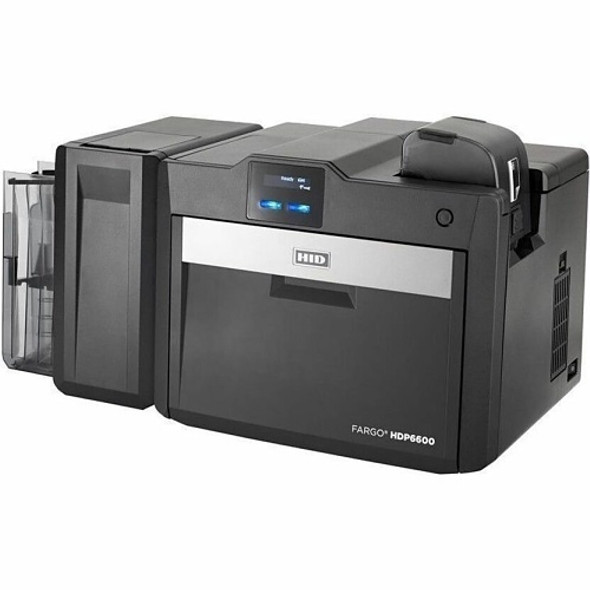 Fargo 94690 HDP6600 Dual-Side Printer with Two Patch Material Laminator and Card Flattener Module 94690