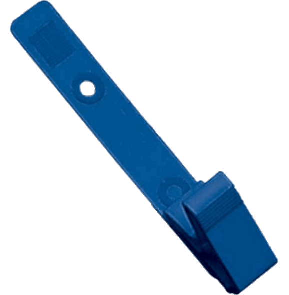 2115-2002 All Plastic Strap Clip - Blue