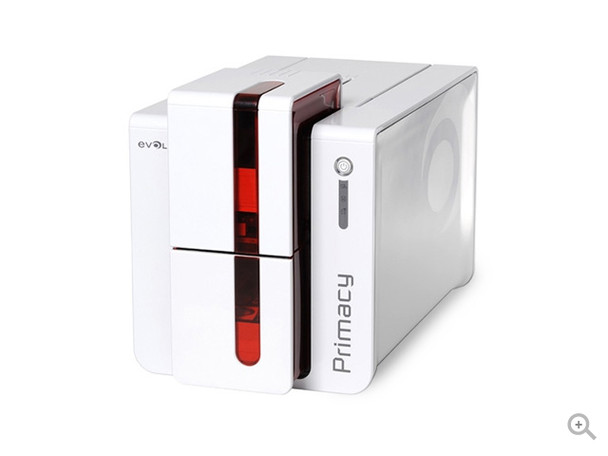 Evolis PM1H0VVCRS Primacy Simplex Expert Smart & Contactless Fire Red Printer with HID veriCLASS Dual Smart Card and Contactless Encoder, USB & Ethernet PM1H0VVCRS