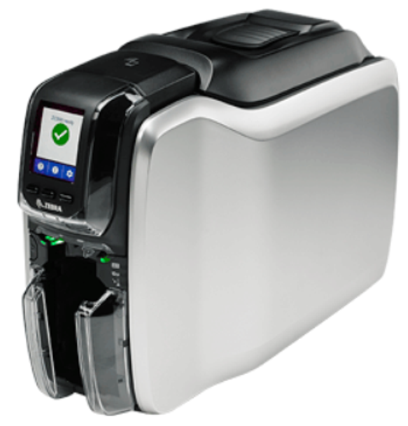 Zebra ZC31-0M0C000US00 ZC300 ID Card Printer: Single-Sided w/ ISO HiCo/LoCo Mag S/W Selectable left