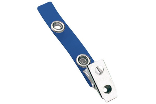 Brady 2105-2002 Blue 2-Hole Colored Strap Clip