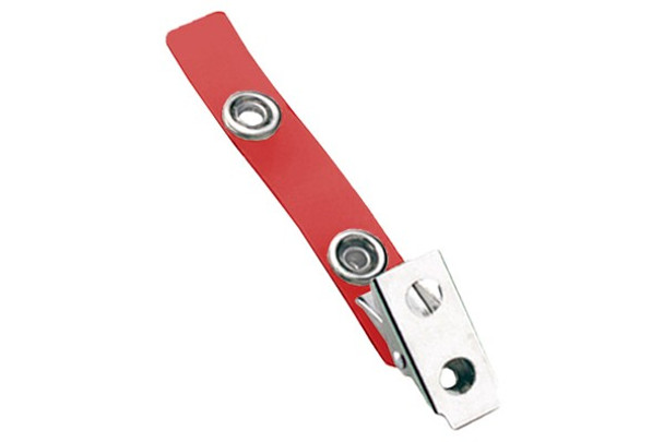Brady 2105-2006 Red 2-Hole Colored Strap Clip