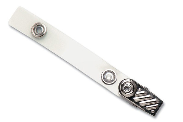 Brady 2110-1213 Mylar Strap Clip with 1-Hole Ribbed-Face NPS Clip ( 100 pack ) 2110-1213