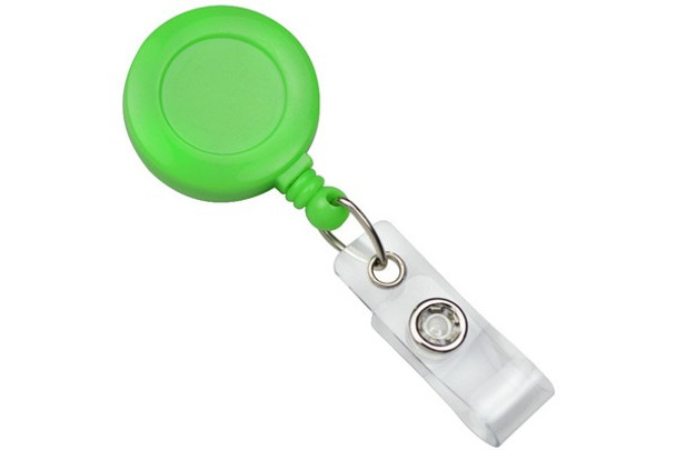 Brady 2120-3084 Neon Green Round Badge Reel