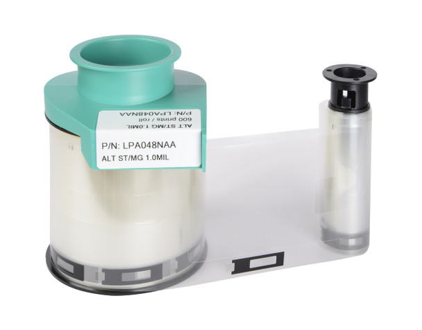 Evolis LPA072NAA ALTERNATE CLEAR PATCH 1.0 MIL (600 prints / roll) FULL / MAG CUT (contact us for availability) LPA072NAA