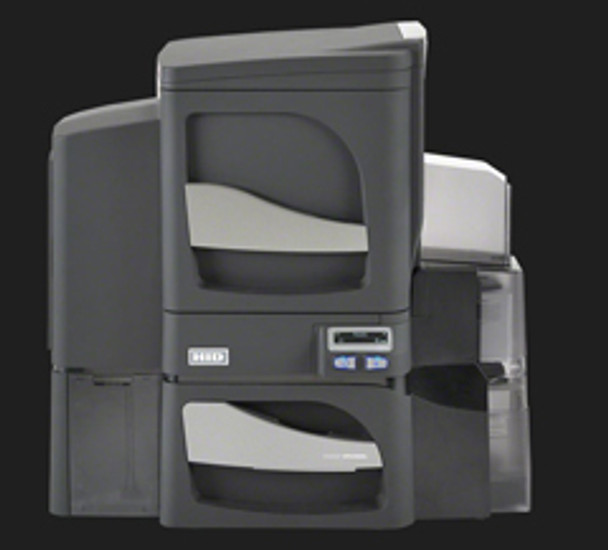 Fargo 55545 DTC4500e Dual-Side Printer with Dual Side Lamination with Locking Hoppers 55545