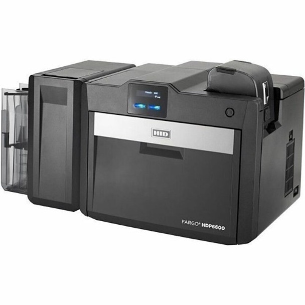 Fargo 94690 HDP6600 Dual-Side Printer with Two Patch Material Laminator and Card Flattener Module 94690