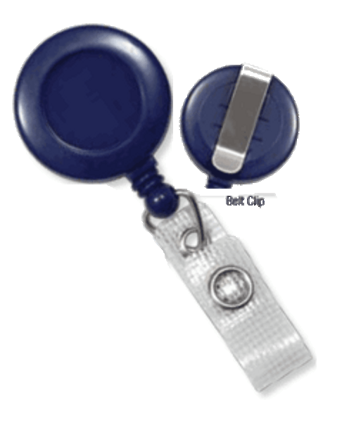 Brady 2120-3102 Stylish & Durable Reel Badge Card Holder - Blue 2120-3102