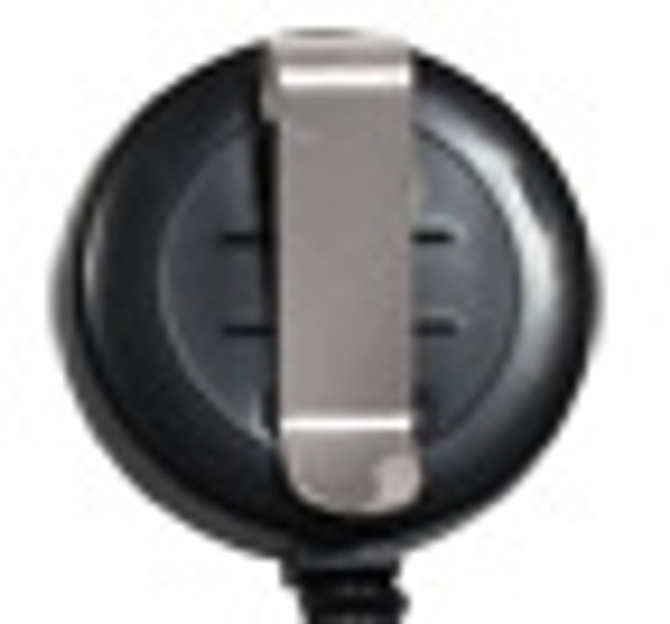 Brady 2120-4751 Economical Reel Badge Card Holder - Black - w/ Spring Clip 2120-4751