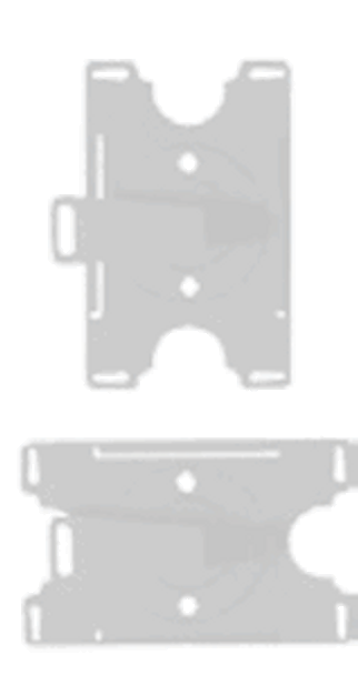 Brady 1840-3010 2 Holders in One Badge Card Holder - Clear ( 50 PACK ) 1840-3010