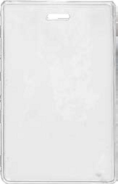 Brady 1840-5057 Heavy-Duty Card Holder Attachment Keeps ID Locked In - Vertical ( 100 Pack ) 1840-5057