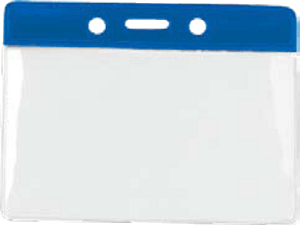 Brady 1820-1002 Color-Bar Holders for Quick Identification - Horizontal - Blue Bar ( 100 PACK ) 1820-1002