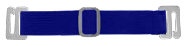 Brady 1840-7202 Interchangeable Adjustable Elastic Arm Band Strap Badge Card Holder - Blue ( 100 Pack ) 1840-7202