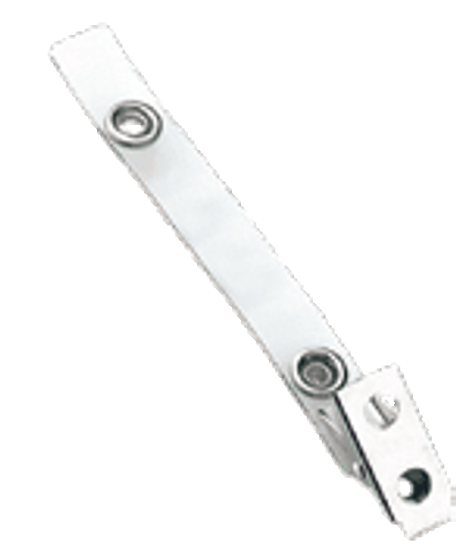 Brady 2105-3100 2-Hole w/ Clear Strap Clip- Strap Size - 3 1/2" 2105-3100