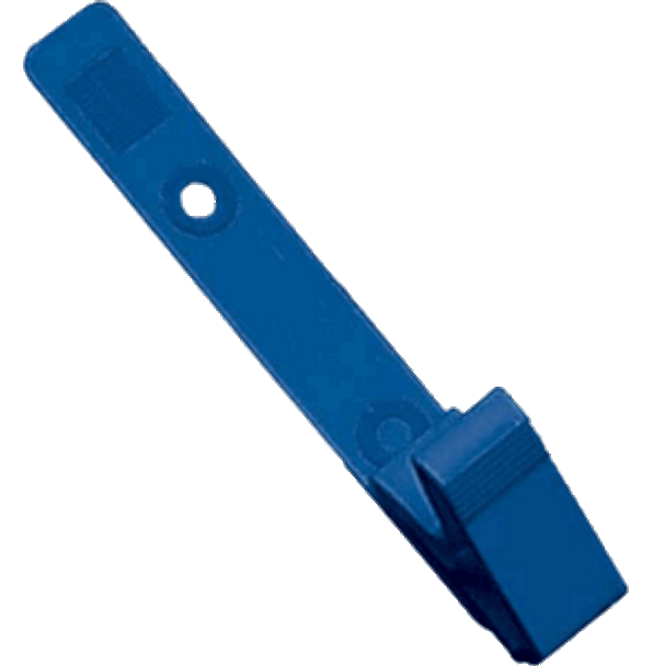 2115-2002 All Plastic Strap Clip - Blue 2115-2002