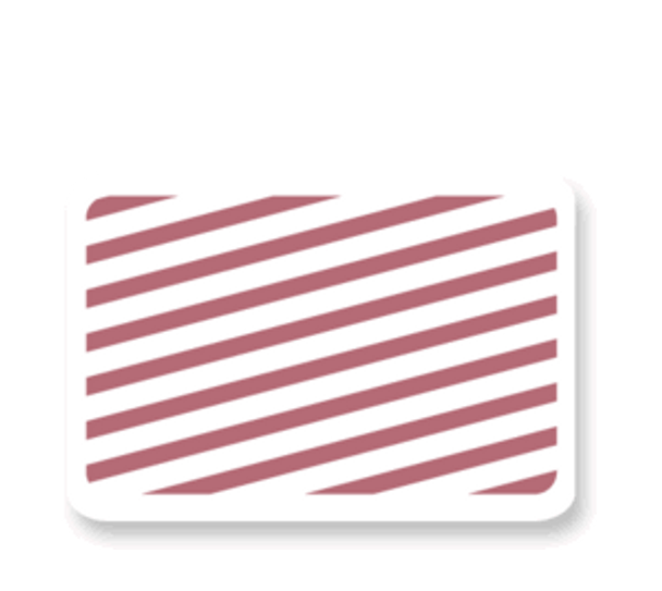 Brady T6032A timebadge back part  Expiring Badge - 2 x 3" Adhesive - Bars 6032