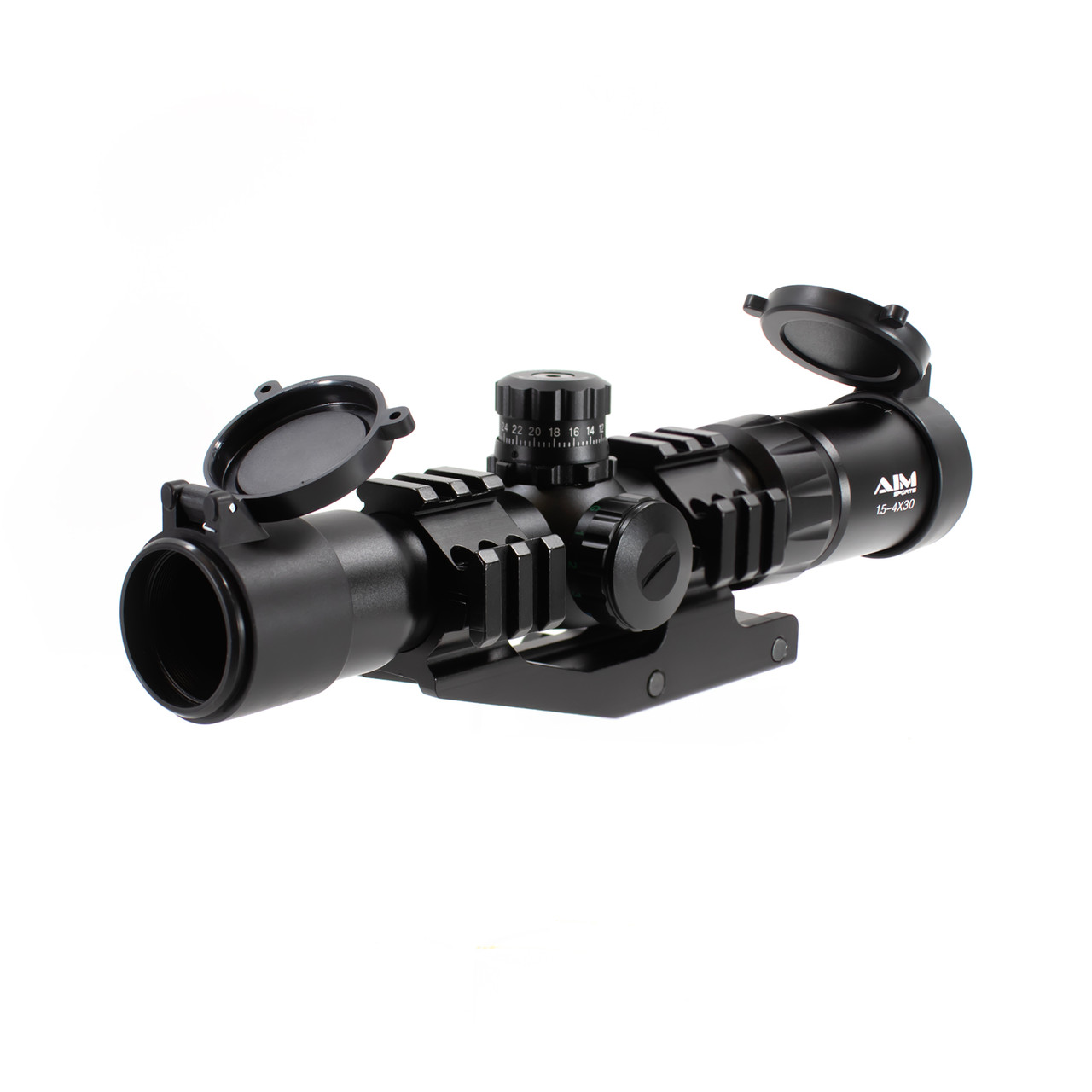 Aim Sports - Recon - Riflescope - 1.5-4x30mm - Mil-Dot Reticle