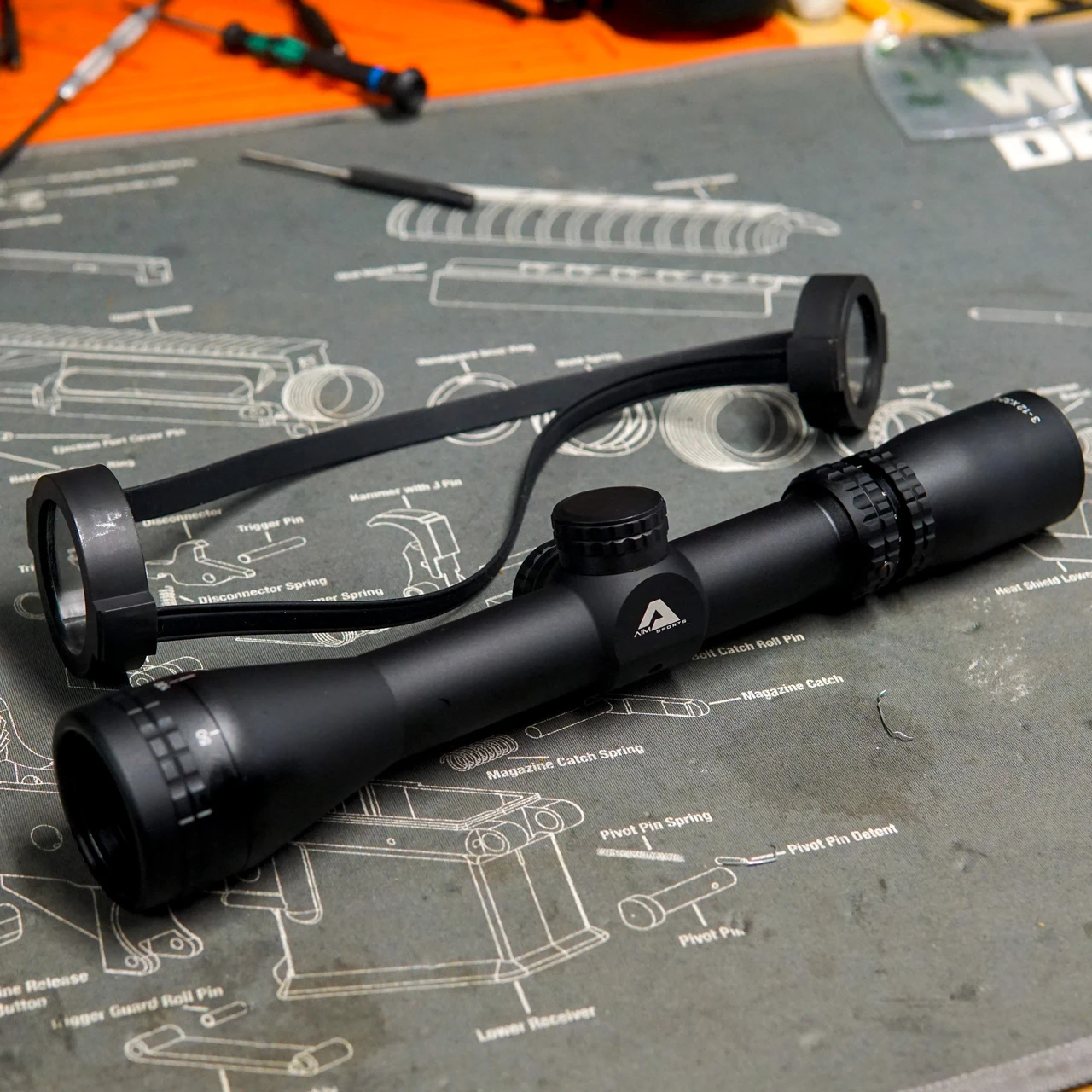 Aim Sports - Scout - LER- Riflescope - 2-7xmm - Duplex Reticle