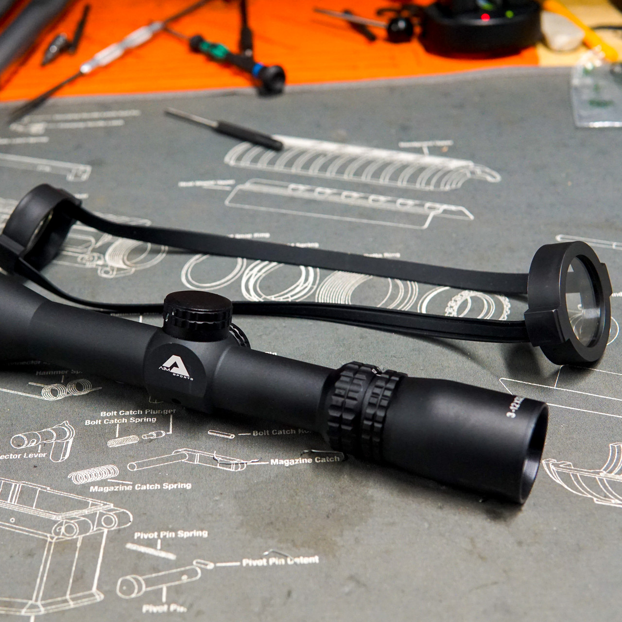 Aim Sports - Scout - LER- Riflescope - 2-7xmm - Duplex Reticle