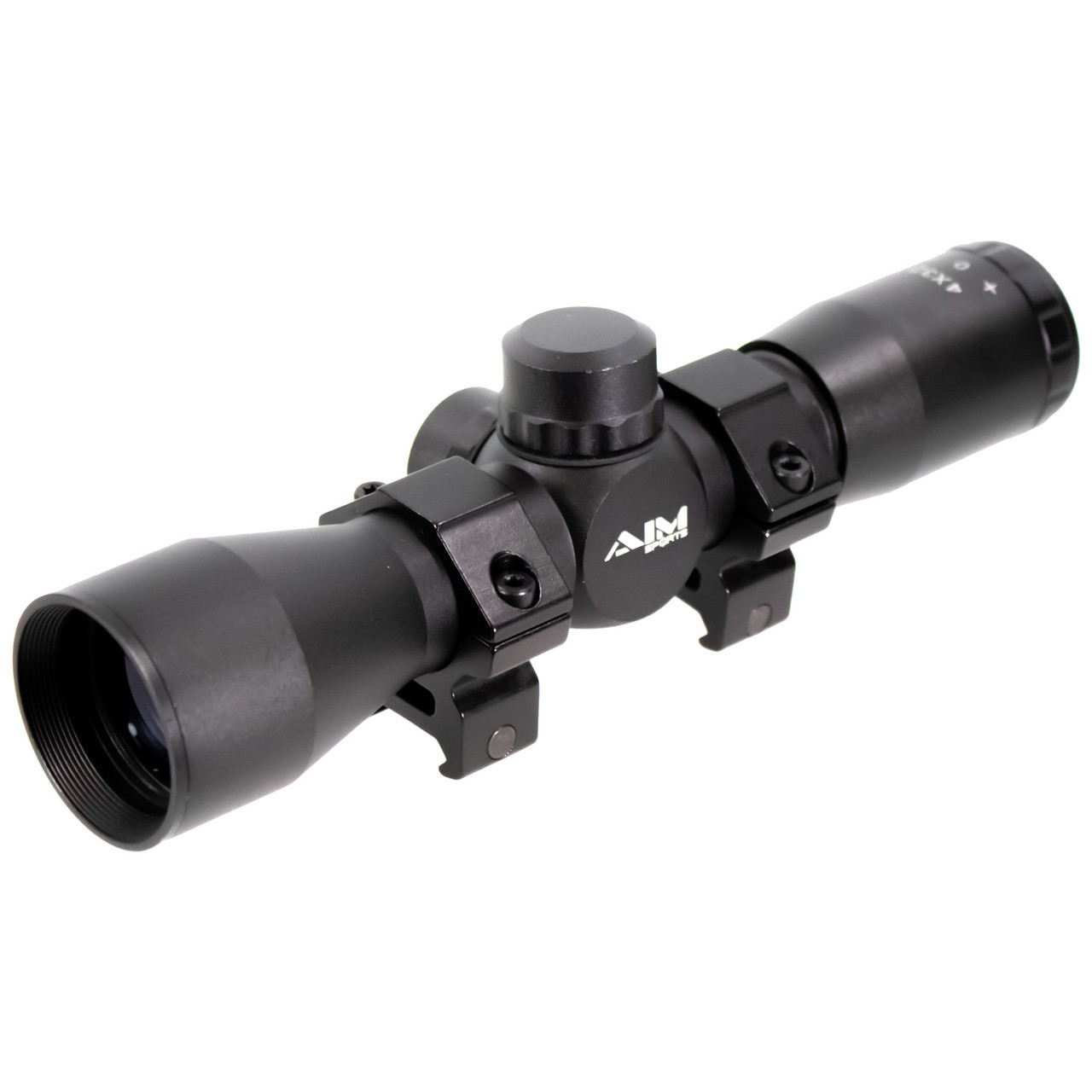 茶 aimo Aim Sports - Tactical - Rifle Scope - 4X32mm - Rangefinder Reticle