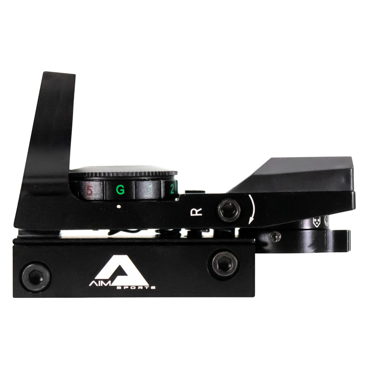 実物 AIM SPORTS 1X34mm ドットサイト 4種レティクル搭載 Aim Sports 1x34mm Full Size Reflex Sight