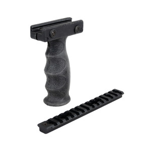 VERTICLE ERGONOMIC GRIP WITH 6" PICATINNY RAIL