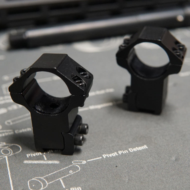 1" DOVETAIL RINGS-HIGH