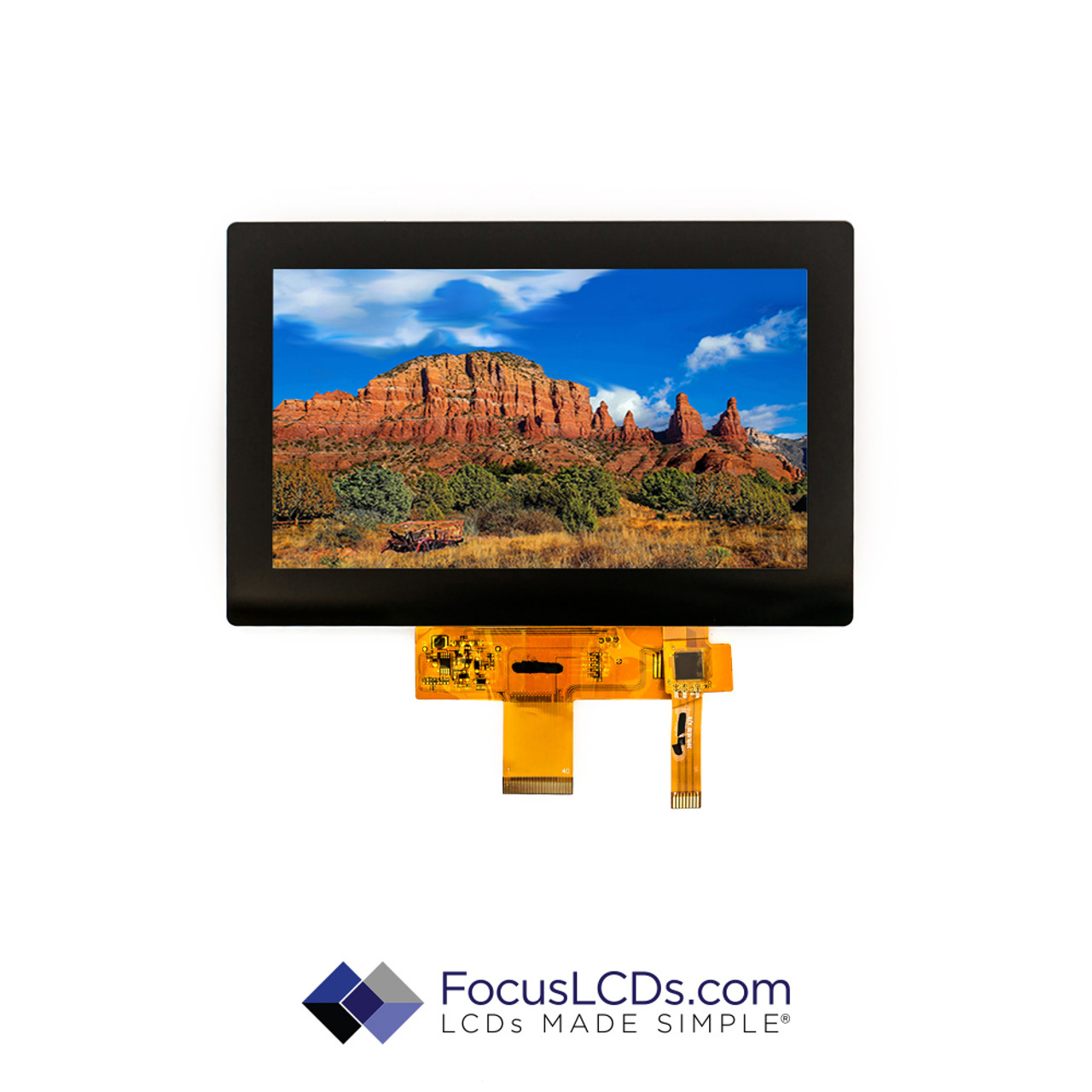 7 inch TFT LCD with Capacitive Touchscreen