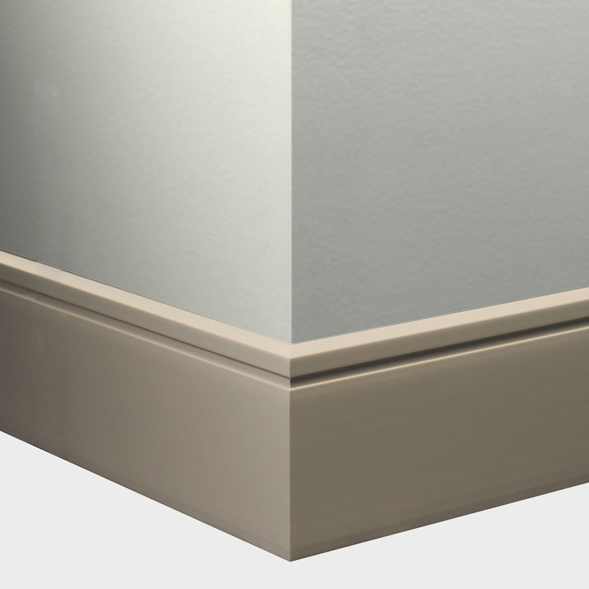 In Stock Now Johnsonite Reveal Wall Base Beige -64 feet long