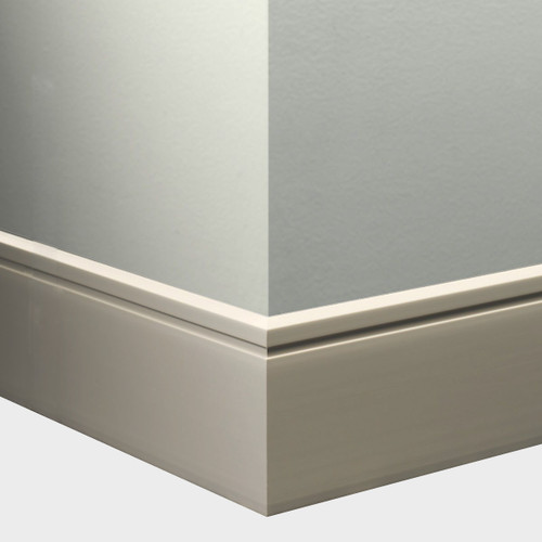 Tarkett Millwork Reveal Wall Base 6 inch Grey Haze
