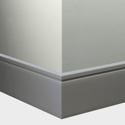 Tarkett Millwork Reveal Wall Base 6 inch Pewter