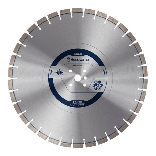 Husqvarna Elite Cut F1510 Ulti Grit, 18 inch DP Louie Arbor-Hard Heavily Reinforced Concrete