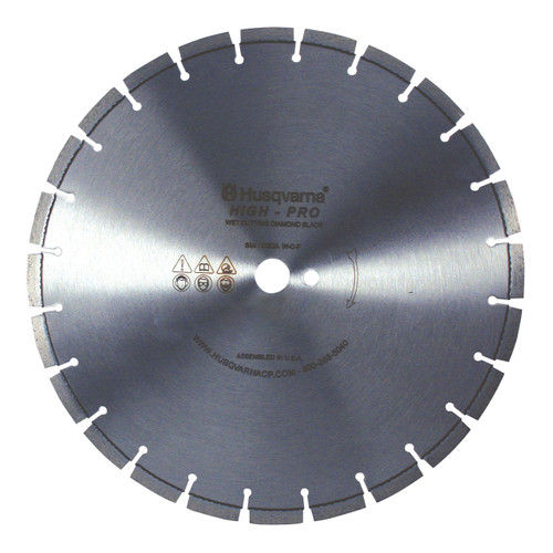 Husqvarna High Pro Cured 14" Medium to Hard Cured Concrete- DP 1 inch Arbor