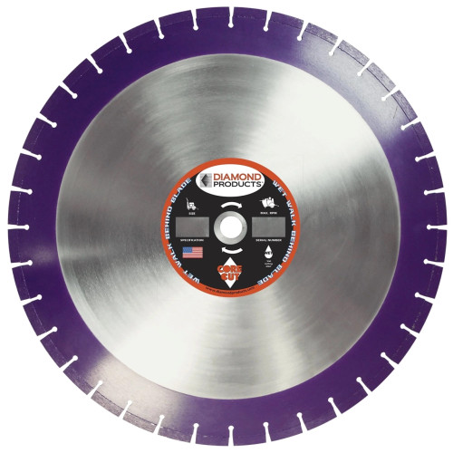 Diamond Products Imperial Purple Concrete Blade- 24 inch