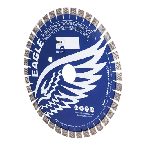 Diabu Blue Eagle Premium Line Quartzite Saw Blade, 14 inch