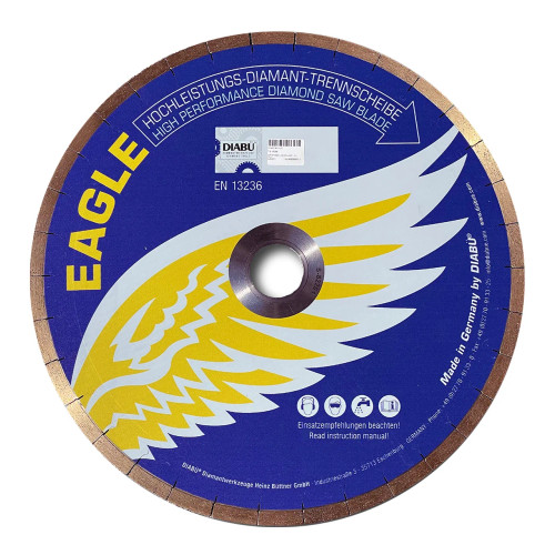 Diabu Yellow Eagle Ceramic Cutting Bridge Saw Blade, 14 inch