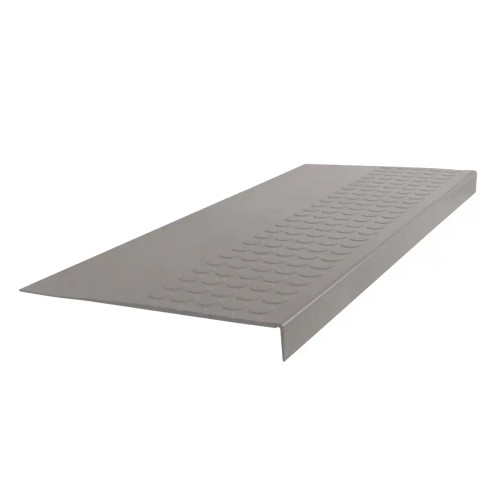 Roppe Vantage Raised Circular Stair Tread, Slate 12 1/4 Inch x 36 Inch