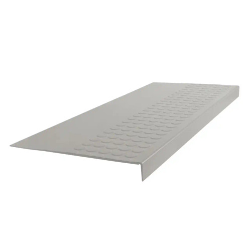 Roppe Vantage Raised Circular, 12 1/4 Inch x 42 Inch- Smoke Stair Tread