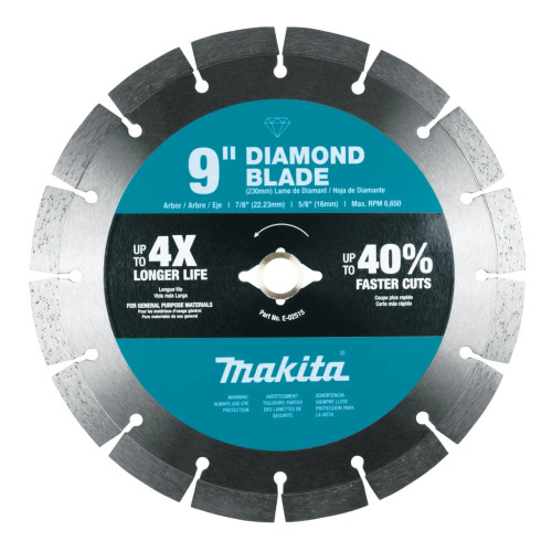 Makita 9 inch General Purpose Segmented Diamond Blade- 5 pack