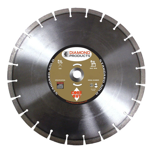 Diamond Products Premium Masonry Blade For Hard Brick, 18 inch